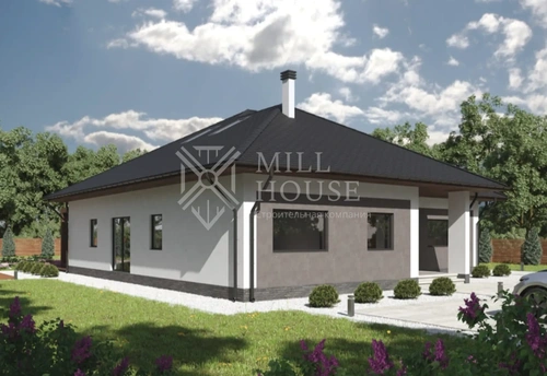 Проект двухэтажного дома из камня «Чехов» 231 м2