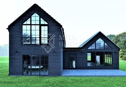 Проект двухэтажного дома из камня «Бунин» 200 м2