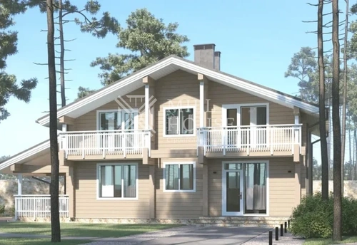 Проект деревянного дома «Шушенский Бор» 193 м2