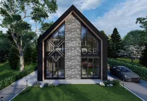 Проект двухэтажного дома из камня «Дом Лермонтова» 152 м2