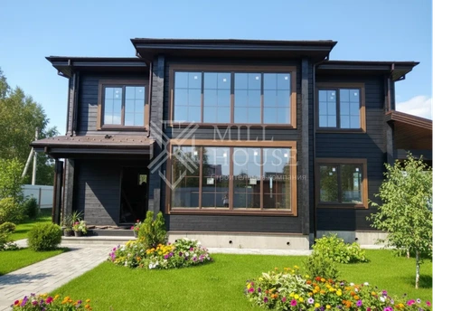 Проект двухэтажного деревянного дома «Византия» 255м2