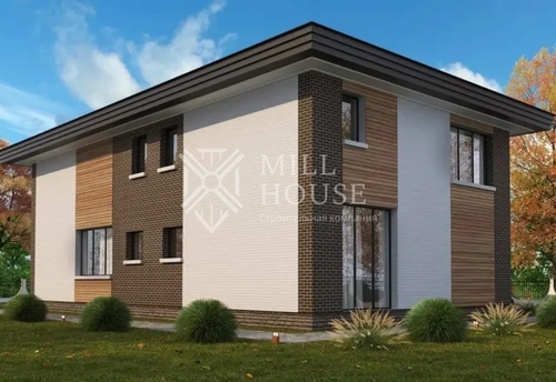 Проект двухэтажного дома из камня «Некрасов» 237 м2