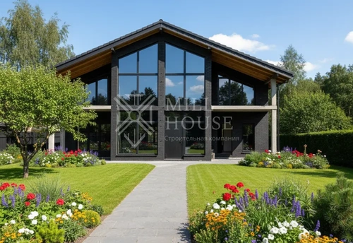 Проект двухэтажного каменного дома «Байрон» 257м2