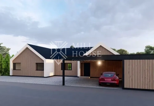 Проект одноэтажного дома из камня «Толстой» 220 м2