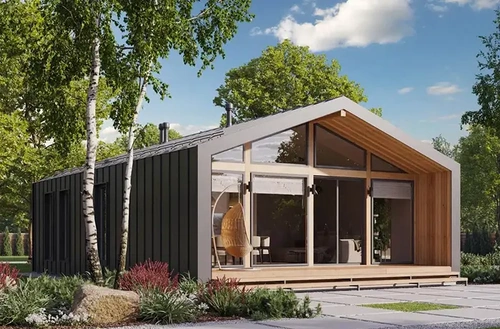 Проект одноэтажного каркасного дома