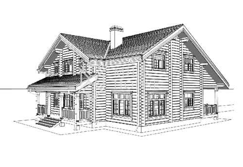 Проект деревянного дома «Берингия» 328 м2