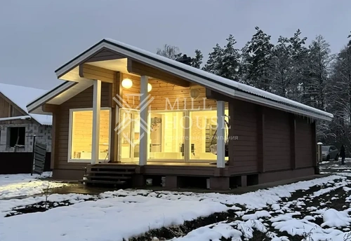 Проект деревянного дома «Бикин» 90 м2