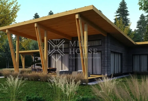 Проект деревянного дома «Марий Чодра» 297 м2