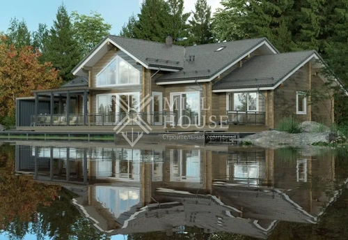Проект деревянного дома «Командорский» 373 м2