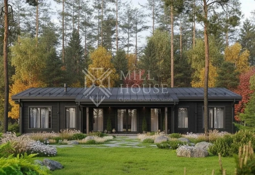 Проект одноэтажного деревянного дома «Френд» 170м2