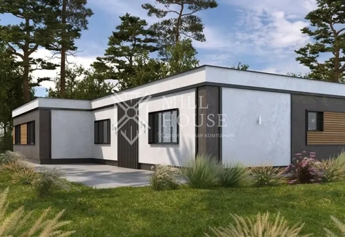 Проект одноэтажного дома из камня «Маяковский» 246 м2