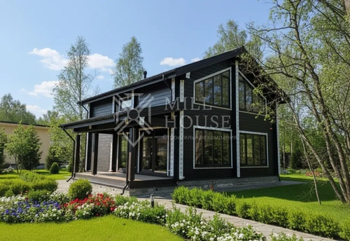 Проект двухэтажного деревянного дома «Нест» 152 м2