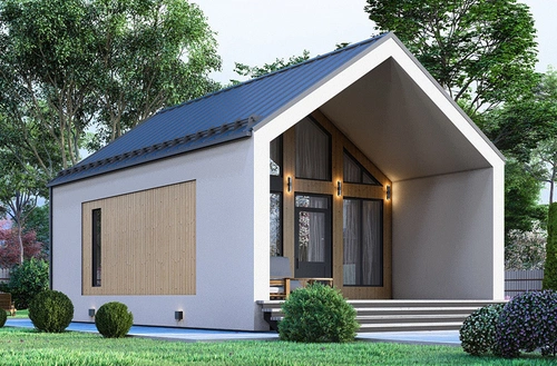 Проект двухэтажного каркасного дома