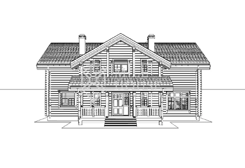 Проект деревянного дома «Берингия» 328 м2