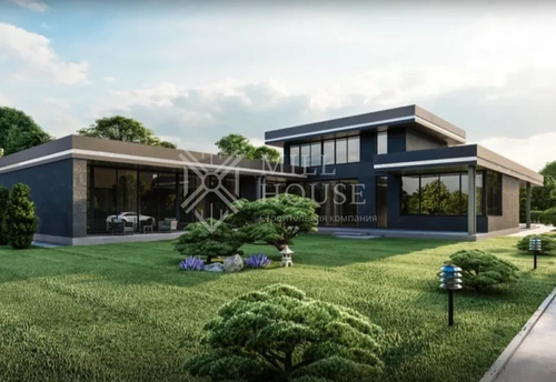 Проект одноэтажного дома из камня «Айвазовский» 473 м2